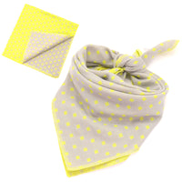 HKM-9314493 Plaid Double-Sided Cotton Pet Scarf - Fashionable and Versatile Design for Your Pet