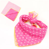 HKM-9314493 Plaid Double-Sided Cotton Pet Scarf - Fashionable and Versatile Design for Your Pet