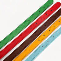 HKM-9314877 PU Dog Collar - Size S 1.0*30, Size M 1.5*30, Durable and Comfortable Design