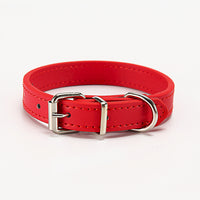 HKM-9314877 PU Dog Collar - Size S 1.0*30, Size M 1.5*30, Durable and Comfortable Design