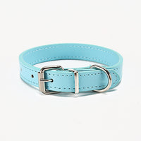 HKM-9314877 PU Dog Collar - Size S 1.0*30, Size M 1.5*30, Durable and Comfortable Design