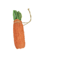 HKM-9315517 Loofah Carrot Hamster Toy for Healthy Chewing and Playtime