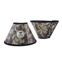 HKM-931667 Elizabeth Protective Circle for Dogs - Durable Plastic with Flannel Edging in American Flag and Camouflage Styles, Multiple Sizes Available