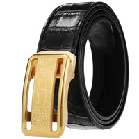 HKM-931667 Men's Luxury Leather Belt - Model LY36-61344-8, Durable Authentic Leather Construction