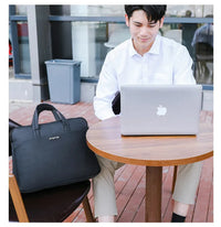 HKM-931667 Professional Waterproof Laptop Briefcase for Business Men, Customizable Logo, Polyester Material