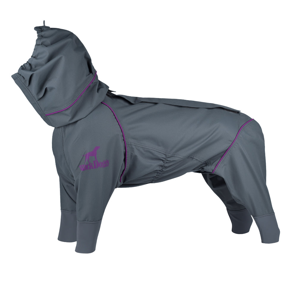 HKM-9317437 Waterproof Pet Dog Raincoat Jacket with Reflective Features - Available in Multiple Sizes