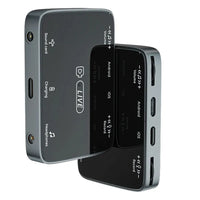 HKM-931859 3-in-1 Stereo Live Sound Card Adapter for iPhone and Android with 3.5mm Audio and Microphone Input