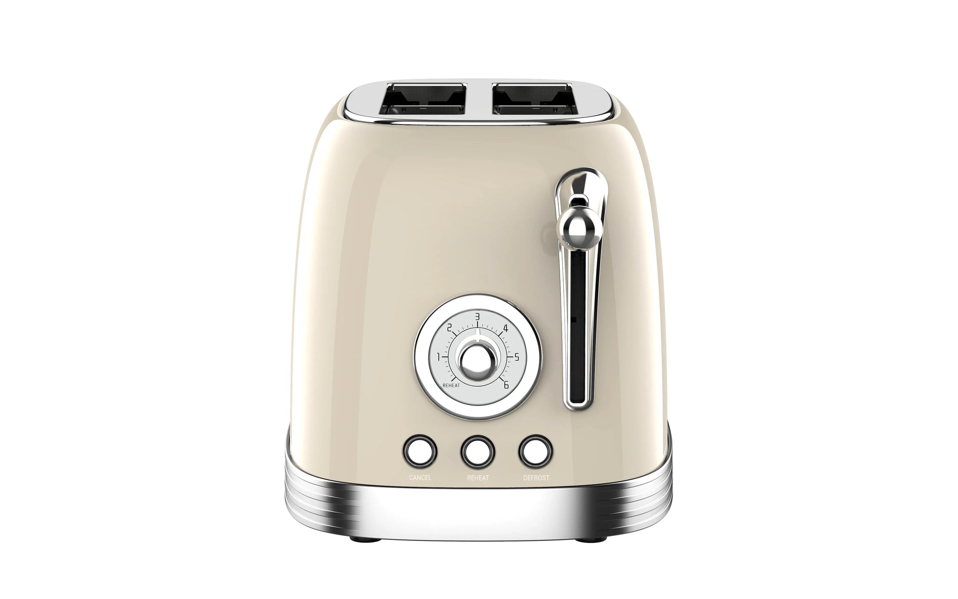 HKM-931859 Electric 2-Slice Bread Toaster for Toast and Arepas - Kitchen Appliance