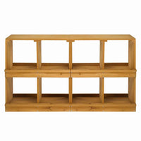 HKM-9318845 Wooden Nesting Box for Chickens and Ducks with 8 Compartments, Ideal for Egg Laying