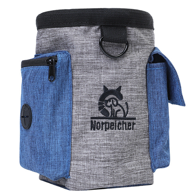 HKM-9319101 Pet Training Set with Hand Holding Rope, Dog Bowl, and Versatile Training Bag in Various Colors