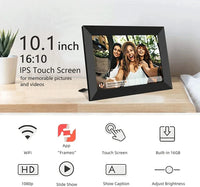 HKM-931987 10 Inch WiFi LCD Digital Photo Frame with Cloud Access and Free Picture Downloads
