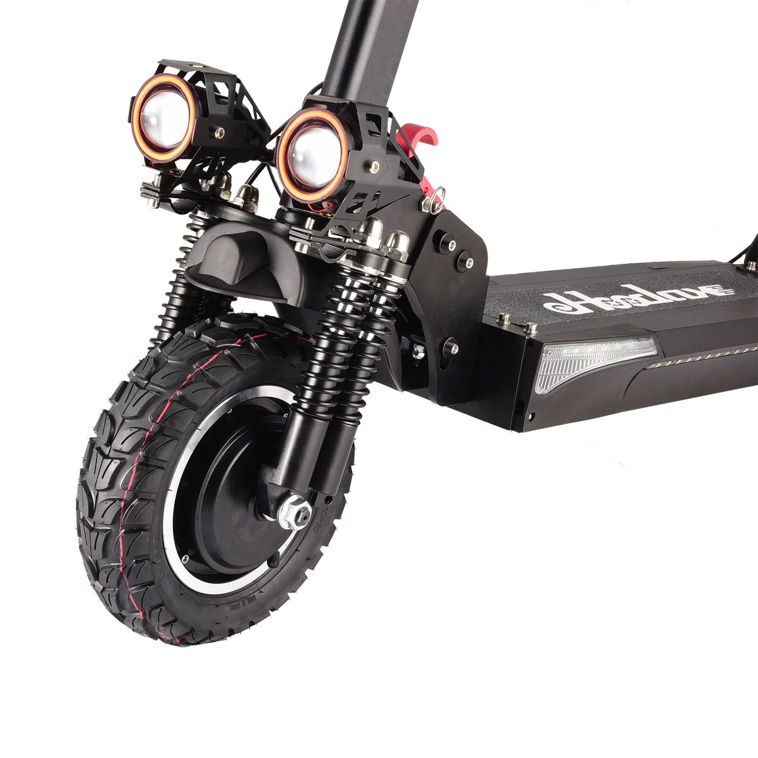 HKM-931987 Electric Folding Scooter with Dual Motors, 48V 20Ah Battery, 55km/h Max Speed, 60km Range, 10-Inch Tires