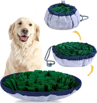 HKM-9320125 Adjustable Snuffle Mat for Dogs - Enrichment Puzzle Toy for Large Breeds and Slow Eating Mental Stimulation