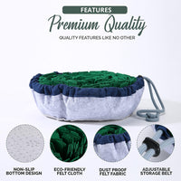 HKM-9320125 Adjustable Snuffle Mat for Dogs - Enrichment Puzzle Toy for Large Breeds and Slow Eating Mental Stimulation