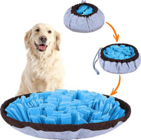 HKM-9320125 Adjustable Snuffle Mat for Dogs - Enrichment Puzzle Toy for Large Breeds and Slow Eating Mental Stimulation