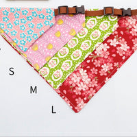 HKM-9320253 Cute Triangle Pet Scarf & Cat Collar for Small Dogs and Kittens - Adjustable Sizes Available