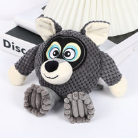 HKM-9322301 Durable Plush Dog Toy for Teeth Grinding and Cleaning - 27x24cm