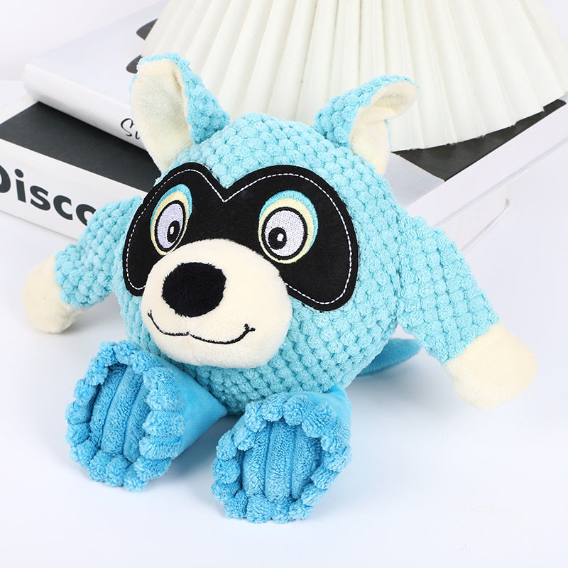 HKM-9322301 Durable Plush Dog Toy for Teeth Grinding and Cleaning - 27x24cm