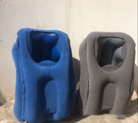 HKM-932243 Inflatable Travel Pillow for Airplane and Train Comfort
