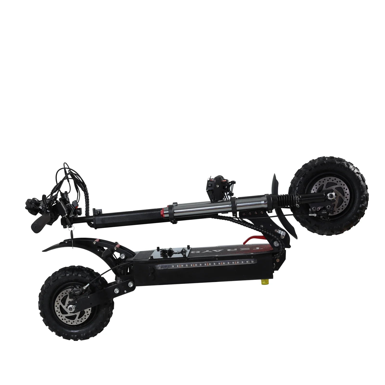 HKM-932307 11-Inch Fat Tire Off-Road Electric Scooter with Dual Motor, 90-100 KM Range, 3000W Power, and Waterproof Design