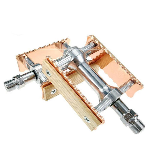 HKM-932307 Folding Bike Pedals with Retro Design and Durable Bearings