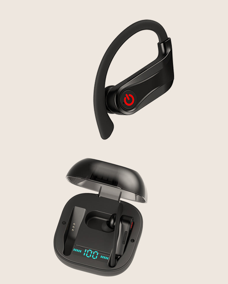 HKM-932307 Wireless Bluetooth Stereo Headset with Voice Control and Call Functionality, 10-Meter Range, Multi-Point Connection, 4-Hour Battery Life