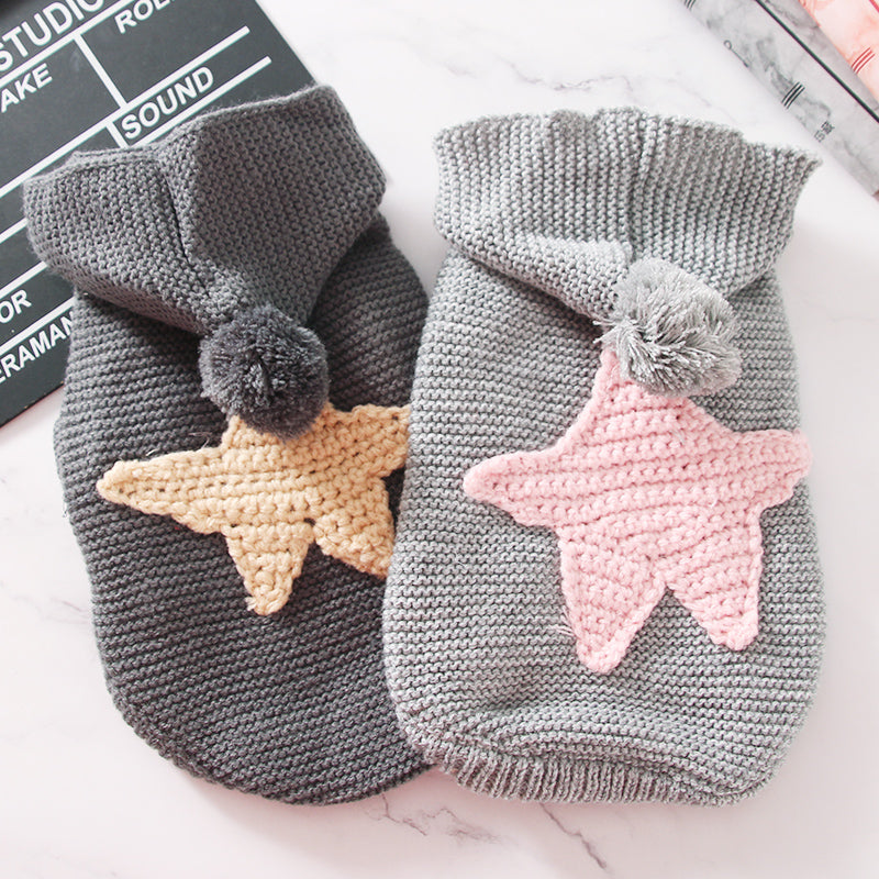 HKM-9323197 Warm and Cozy Casual Sweater for Pets - Small Padded Design, Multiple Sizes Available