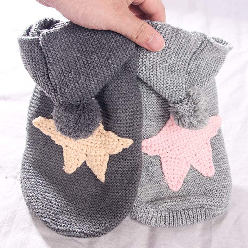 HKM-9323197 Warm and Cozy Casual Sweater for Pets - Small Padded Design, Multiple Sizes Available