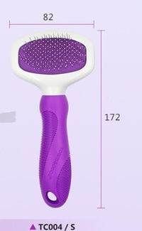 HKM-9324221 Professional Stainless Steel Grooming Comb for Cats and Dogs - Open Knot and Hair Removal Tool