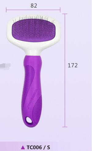 HKM-9324221 Professional Stainless Steel Grooming Comb for Cats and Dogs - Open Knot and Hair Removal Tool