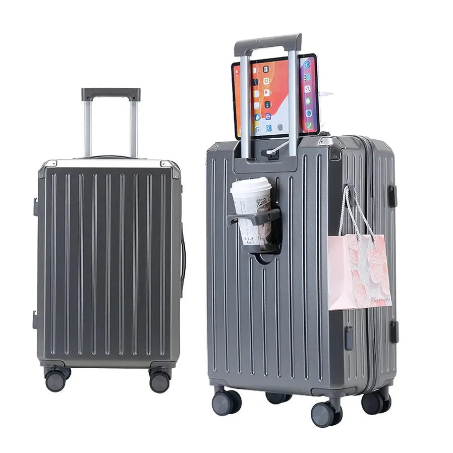 HKM-932499 Kids Travel Trolley Luggage Set – ABS Cabin Suitcase and Ride-On Travel Bag