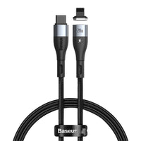HKM-932499 Magnetic Fast Charging Data Cable for iPhone 12, Type-C, Micro USB - 1m Length, Zinc Construction