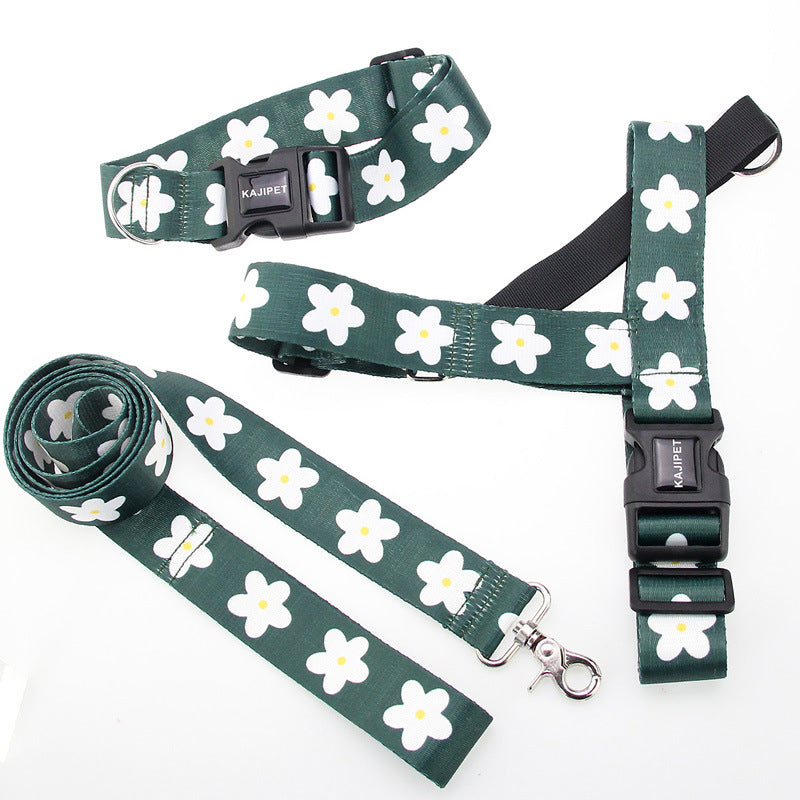 HKM-9327677 Nylon Leash for Golden Retrievers and Labradors - Adjustable Vest-style Design, 1.5m Length, Multiple Sizes Available