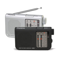 HKM-932819 Compact Medium Wave and Short Wave Radio with Headphones and Battery Pack