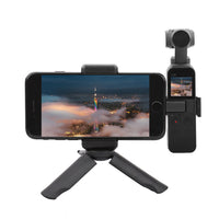 HKM-932819 Pocket Tripod for iPhone - Compact Desktop Stand with Gimbal Clip and Phone Adapter