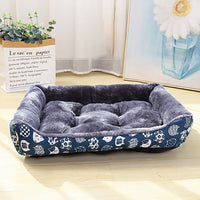HKM-9328445 Cozy Winter Dog and Cat Bed for Small to Extra Large Pets - Comfortable and Breathable Design