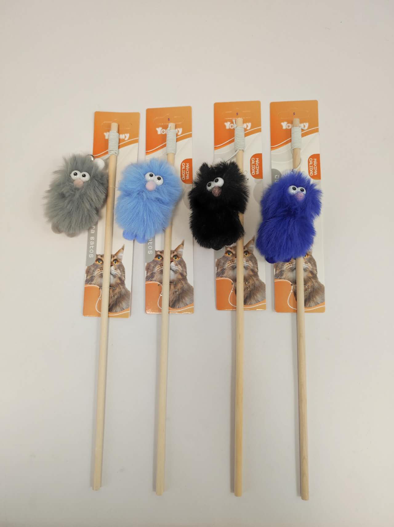 HKM-9329213 Fat Ugly Teasing Cat Stick - Interactive Fun for Playful Cats