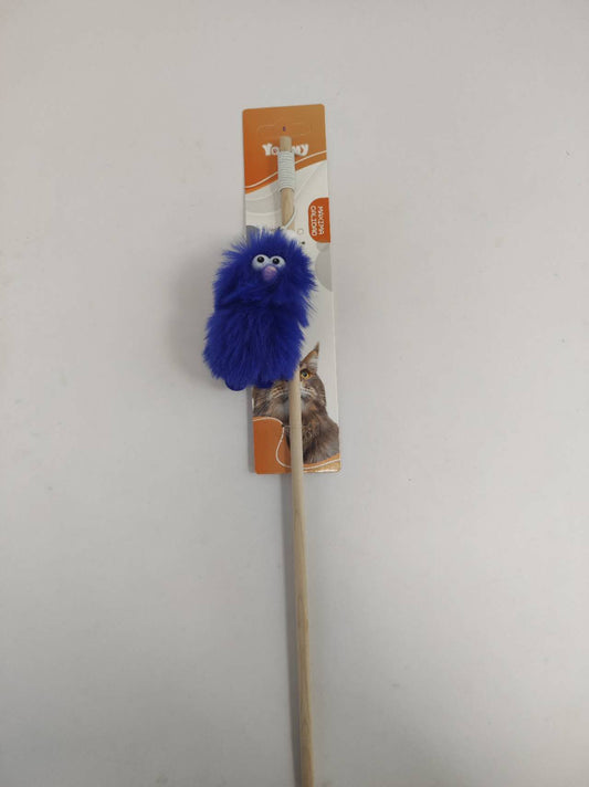 HKM-9329213 Fat Ugly Teasing Cat Stick - Interactive Fun for Playful Cats