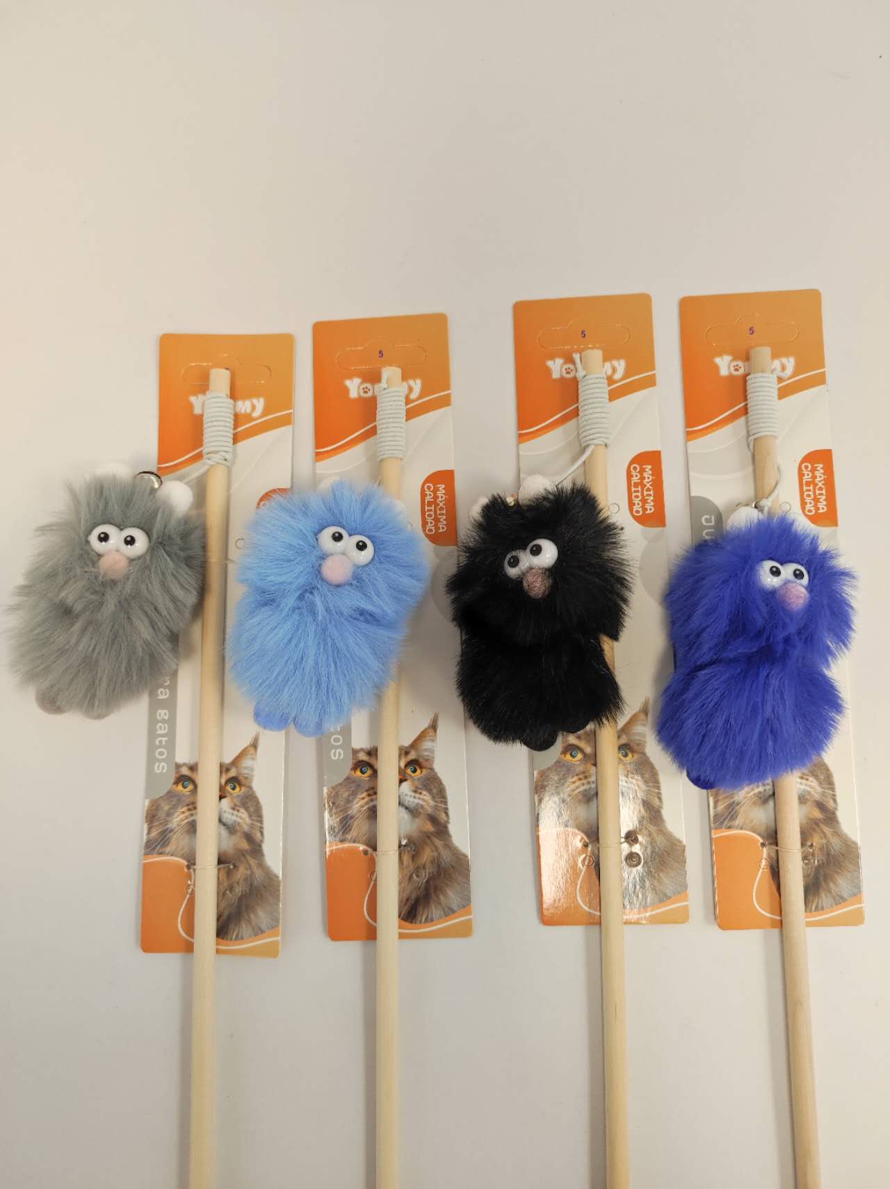 HKM-9329213 Fat Ugly Teasing Cat Stick - Interactive Fun for Playful Cats