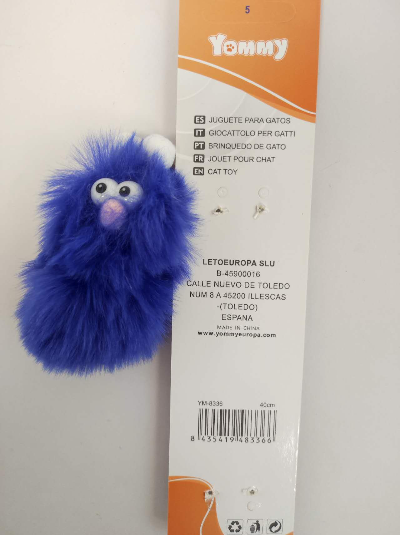 HKM-9329213 Fat Ugly Teasing Cat Stick - Interactive Fun for Playful Cats
