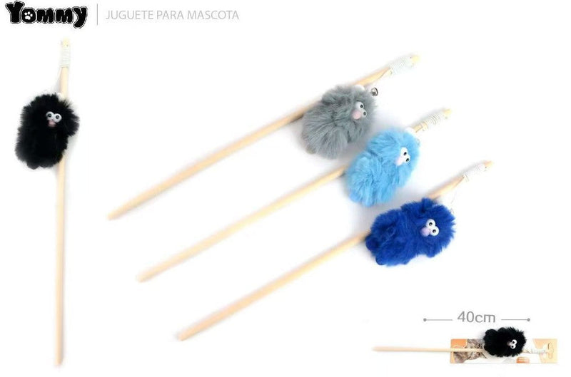 HKM-9329213 Fat Ugly Teasing Cat Stick - Interactive Fun for Playful Cats
