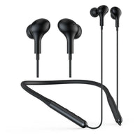 HKM-933011 Wireless In-Ear Earphones with Noise Reduction and Built-in Microphone, Neckband Design for Comfort and Control