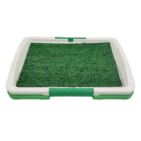 HKM-9331645 Indoor Three-Layer Dog Grass Potty Trainer for Puppies and Small Pets