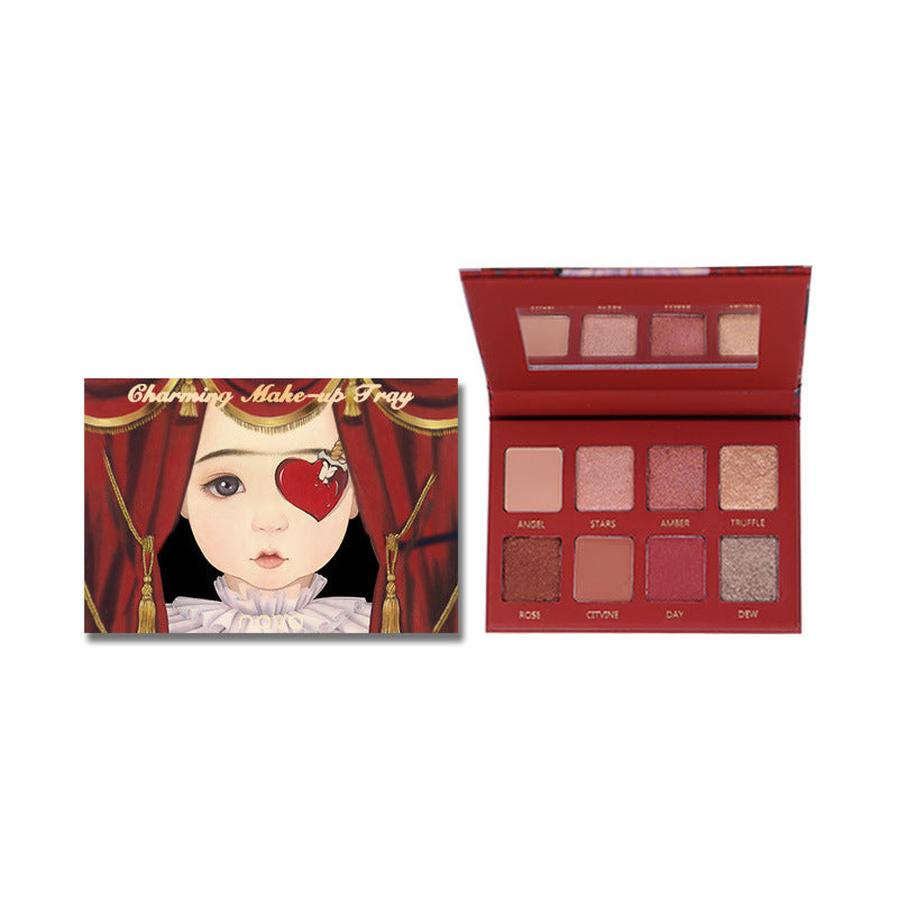 HKM-933331 Pearlescent Eyeshadow Palette with 8 Versatile Shades for Stunning Makeup Effects