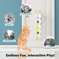 HKM-9333437 Automatic Interactive Cat Toy with Tail Motion and Suction Cup Attachment
