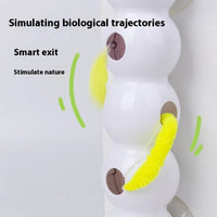 HKM-9333437 Automatic Interactive Cat Toy with Tail Motion and Suction Cup Attachment
