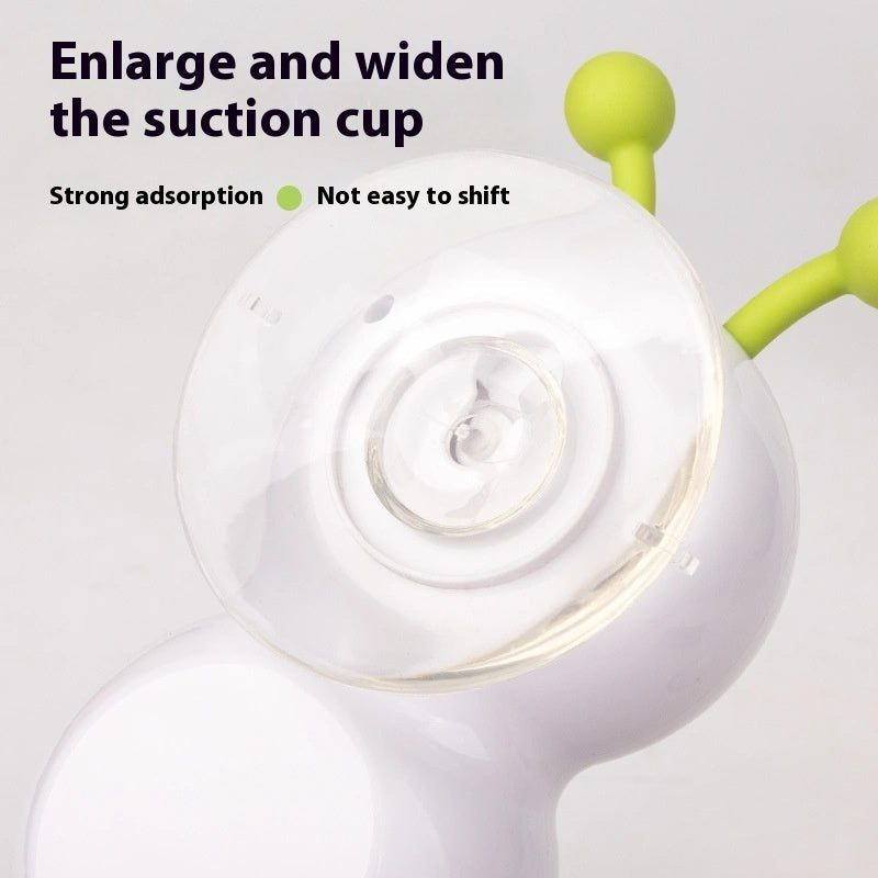 HKM-9333437 Automatic Interactive Cat Toy with Tail Motion and Suction Cup Attachment