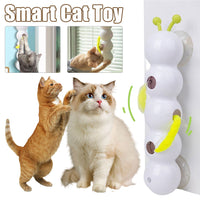 HKM-9333437 Automatic Interactive Cat Toy with Tail Motion and Suction Cup Attachment