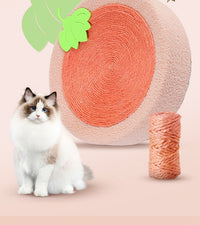 HKM-9334333 Sisal Cat Scratch Board Nest - Wear-Resistant Cloth, 43x43cm, Ideal for Cats