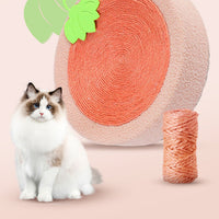 HKM-9334333 Sisal Cat Scratch Board Nest - Wear-Resistant Cloth, 43x43cm, Ideal for Cats